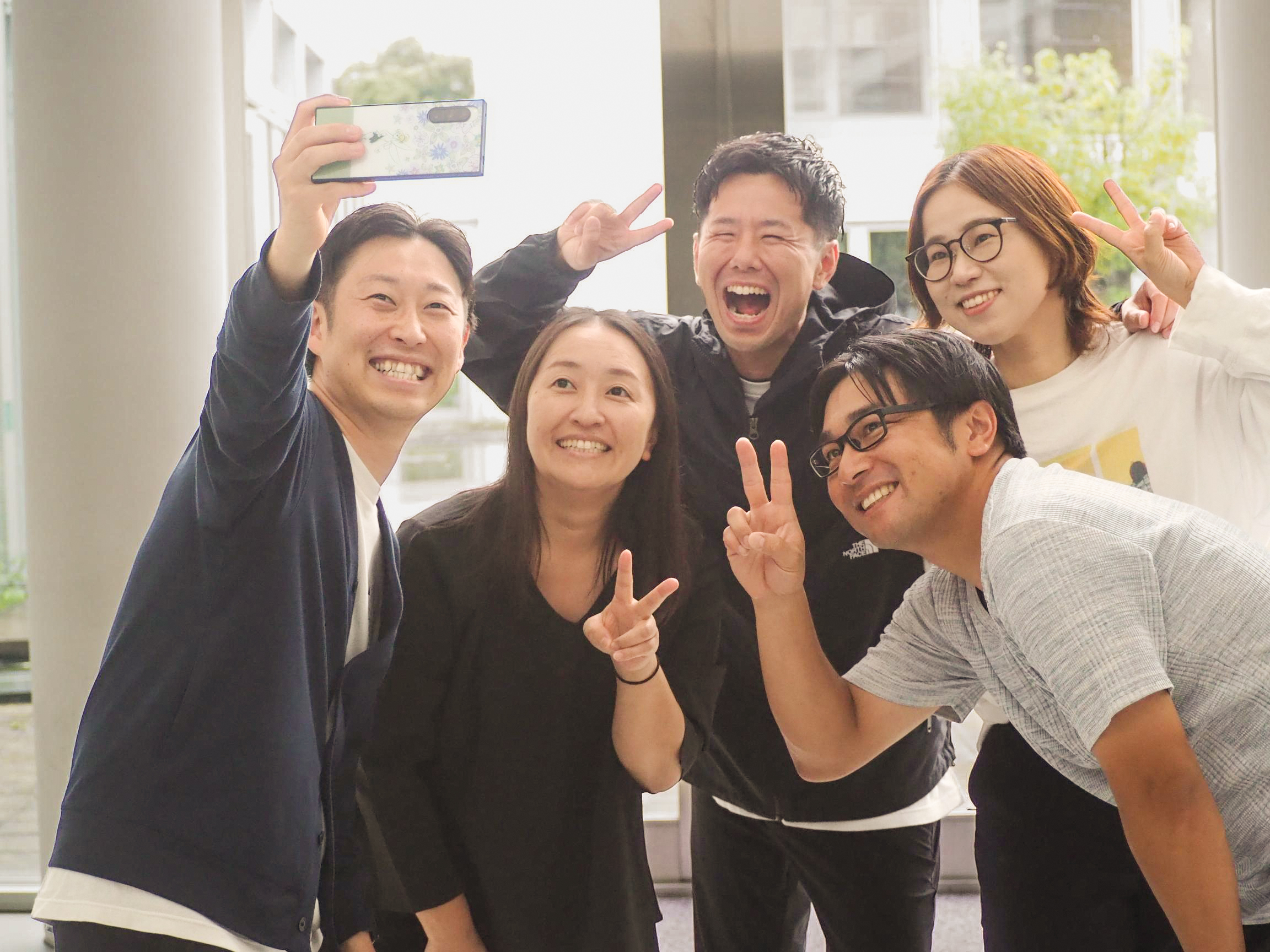 新校舎見学の様子