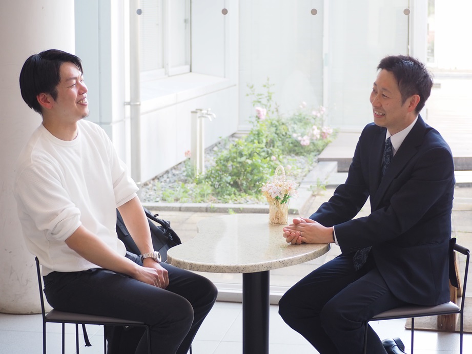 先生との相談の様子